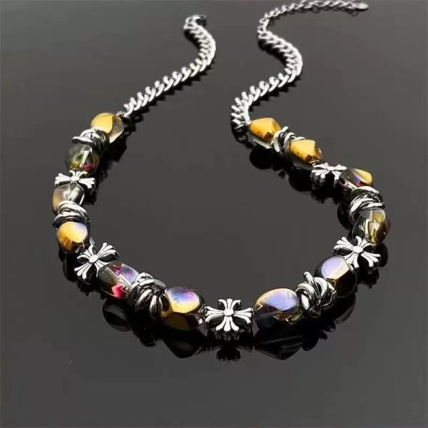 十字星彩寶項鍊 