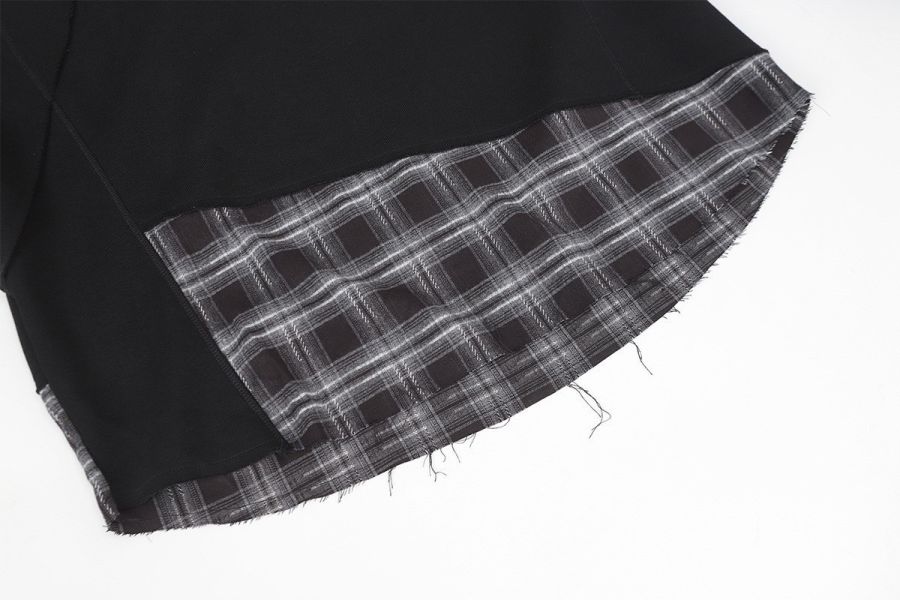 BLAMACAR接布解構帽T 