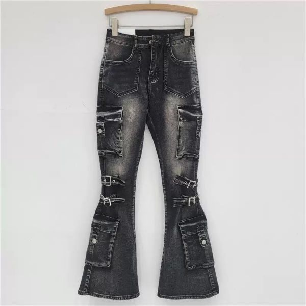 女版工裝喇八褲 