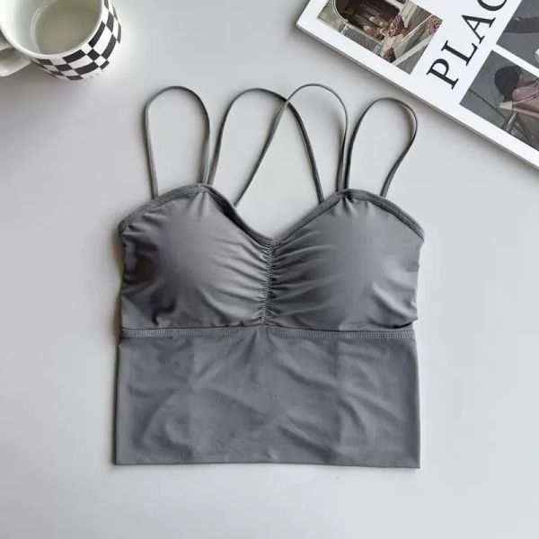 冰絲大露背性感背心 