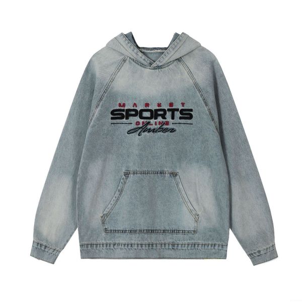 SPORTS牛仔解構帽T 