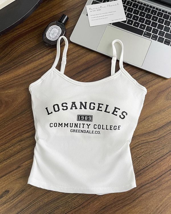 LOS美式辣妹背心(胸墊) 