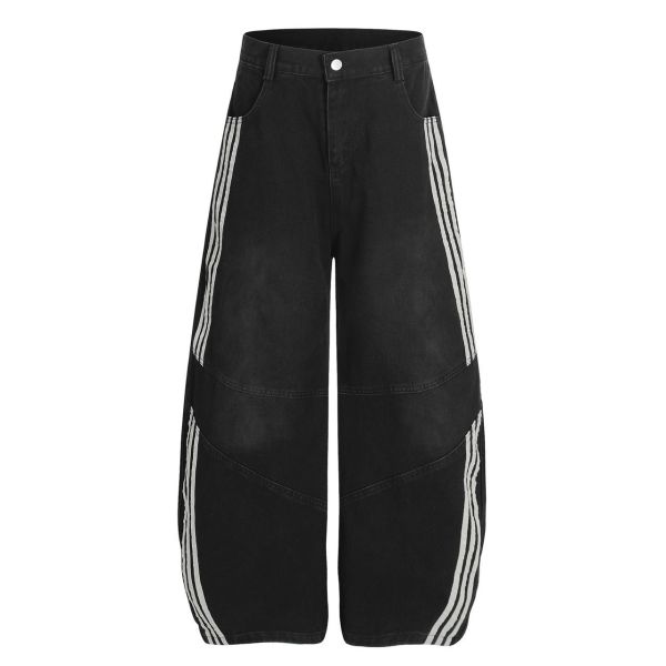 三線解構彎刀褲 