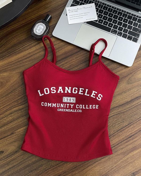 LOS美式辣妹背心(胸墊) 