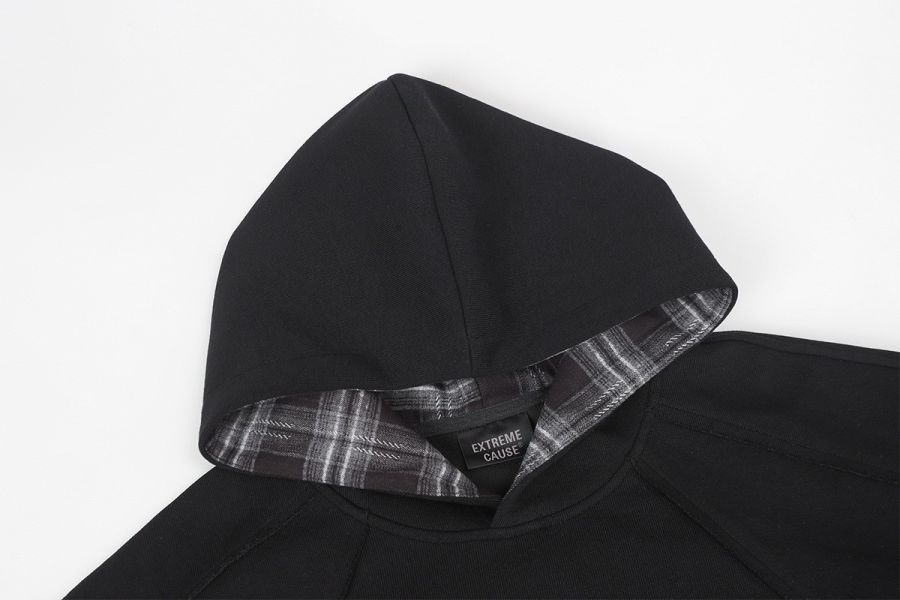 BLAMACAR接布解構帽T 