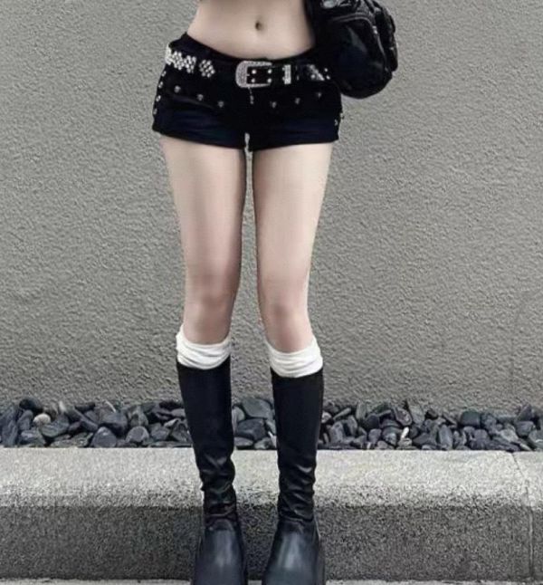 美式辣妹包臀短褲 