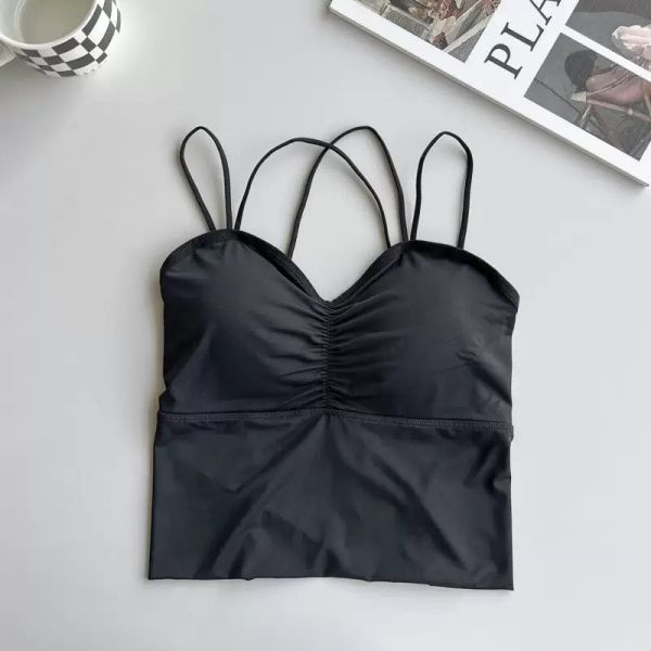 冰絲大露背性感背心 