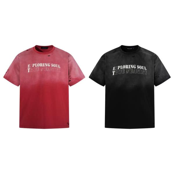 SOUL水洗漸層短T 