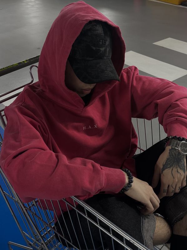 HAX定製重磅水洗帽T 