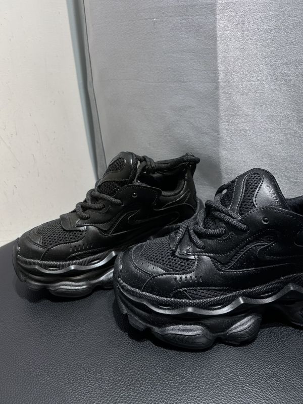 (180的秘密)黑魂厚底5CM氣墊鞋 