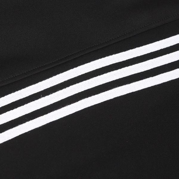 拼接三線賽車帽T 