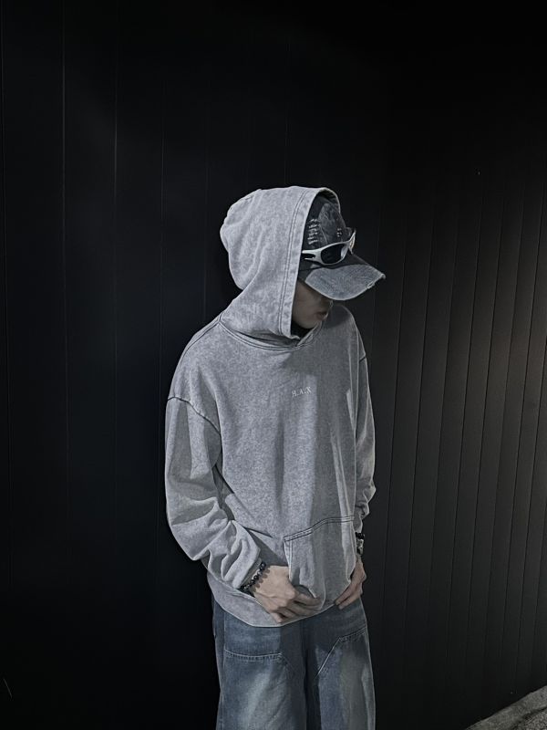 HAX定製重磅水洗帽T 