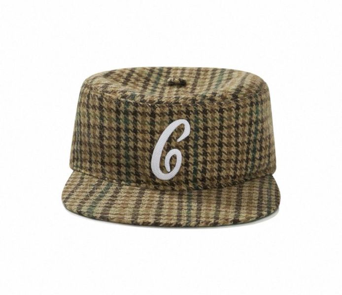 老錢復古平頂帽 