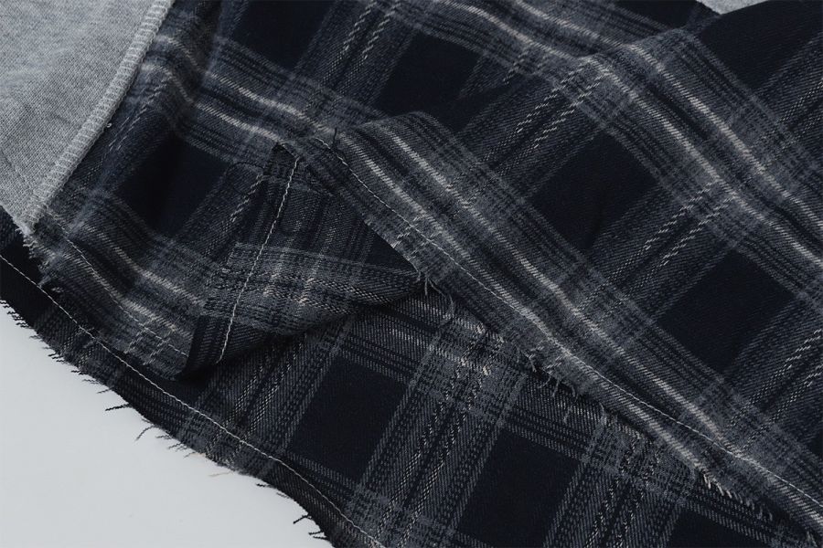 BLAMACAR接布解構帽T 