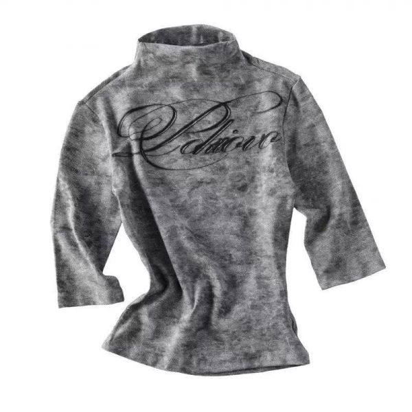 水墨英文小立領 