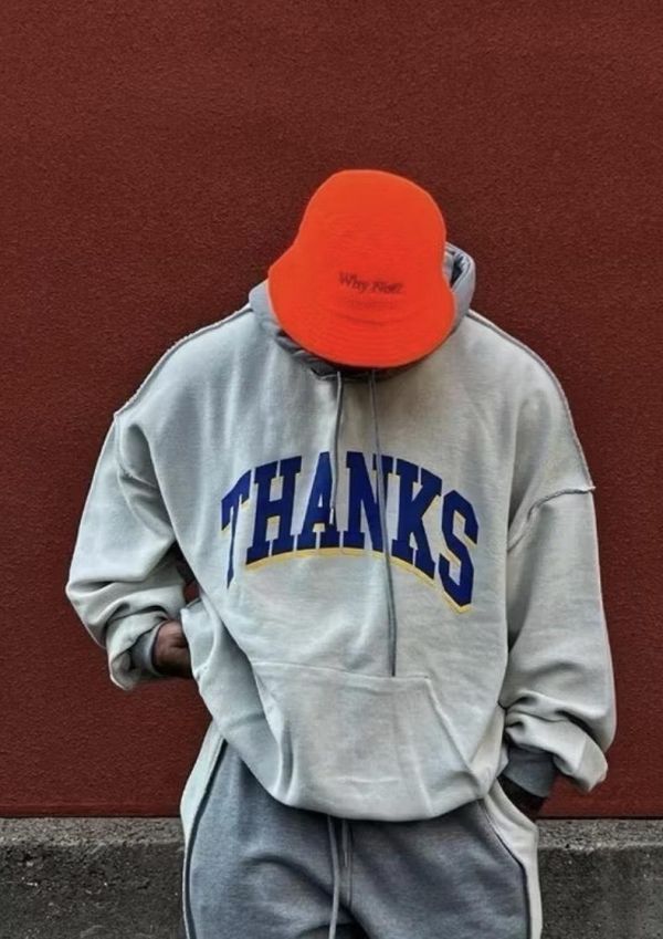 THANKS美式帽T(雙面穿) 