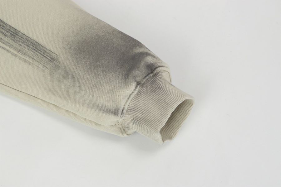 髒漆刺繡解構帽T 