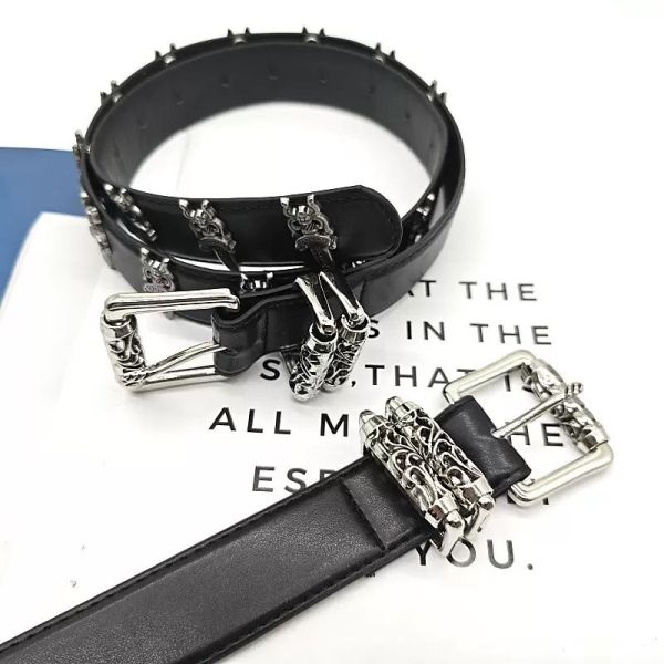 金屬克羅鉚釘皮帶 