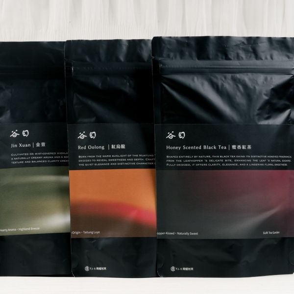 【茶包三入組】一日三時 • 山光慢飲｜紅烏龍茶、蜜香紅茶、金萱茶（10入茶包/袋*3） 