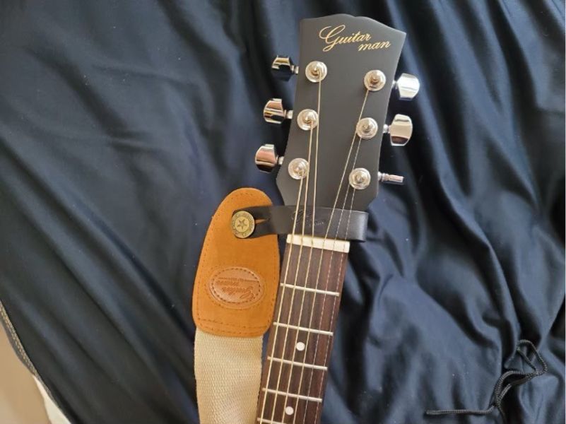台灣製原創guitarman手工真皮琴頭背帶扣 烏克麗麗,學吉他,買吉他,手工製,吉他,旅行吉他,吉他袋,吉他教學,吉他入門