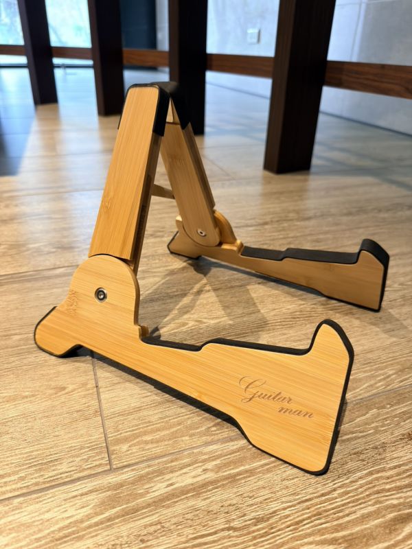 台灣原創 guitarman木質摺疊吉他架 吉他架、電吉他架