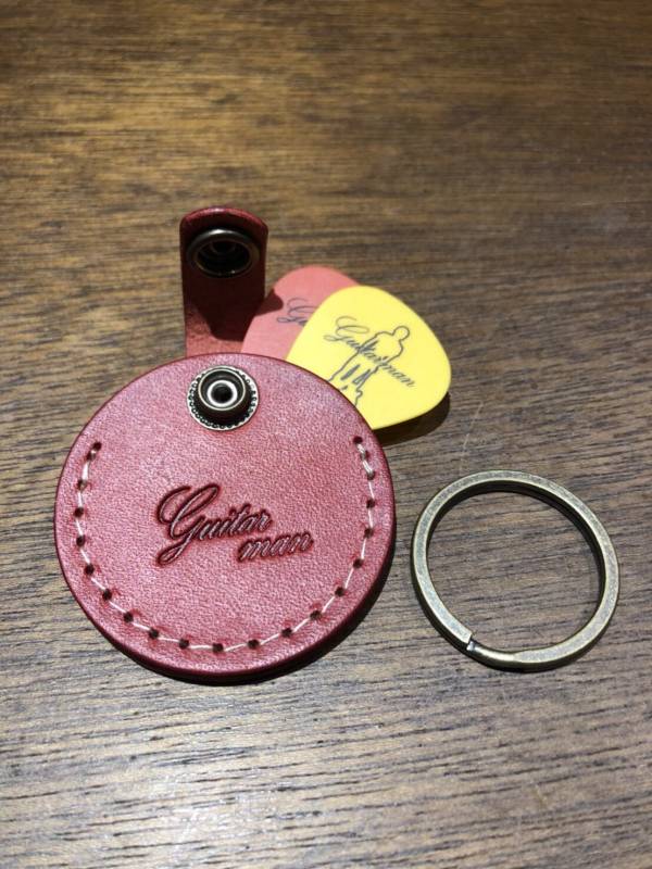 台灣製guitarman手工pick收納真皮套鑰匙圈 烏克麗麗,學吉他,買吉他,手工製,吉他,旅行吉他,吉他袋,吉他教學,吉他入門