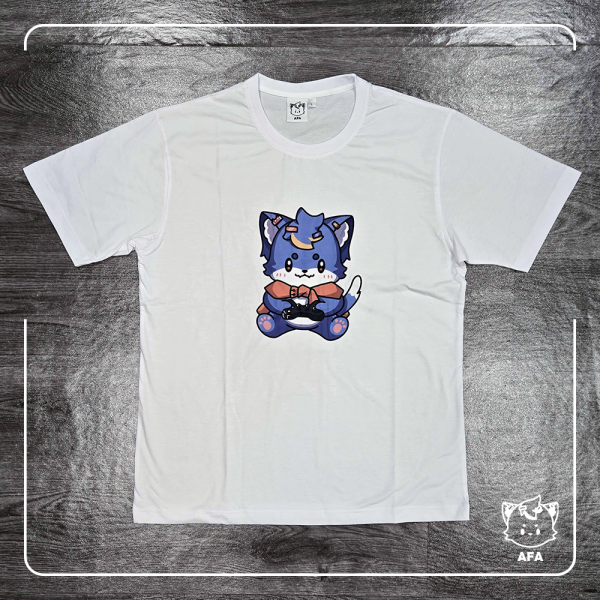 【藍貓系列】遊戲藍貓(短T/白) 