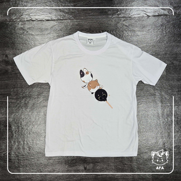 【貓貓食物系列】糰子貓貓(短T/白) 