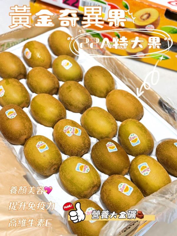 紐西蘭黃金奇異果(22A) 黃金奇異果,奇異果