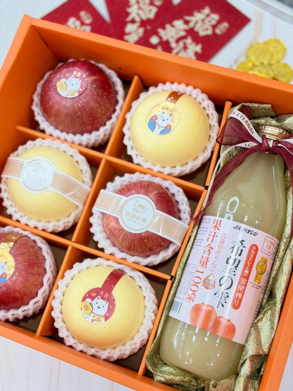 金運奔馥07 新年禮盒,2026,馬年,過年禮盒,送禮首選,禮盒,水果禮盒,精緻禮盒,禮盒推薦,馬年禮盒,過年,日本蘋果,蘋果,蘋果禮,蘋果汁