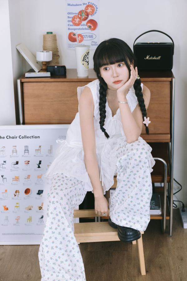 日劇女主角花花褲（白） 
