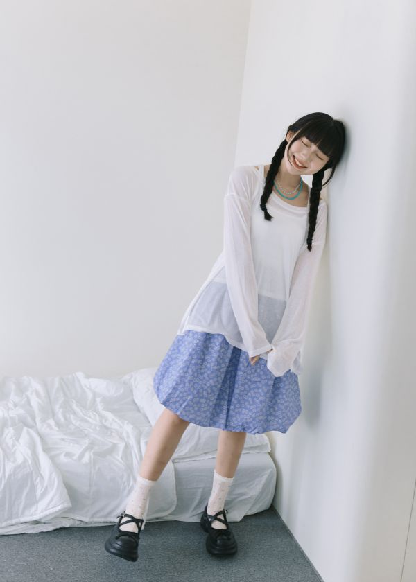 小碎花花苞半身裙 花苞裙,碎花裙,可愛裙子