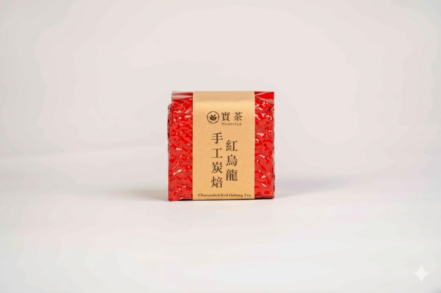 手工桂圓木炭炭焙紅烏龍 