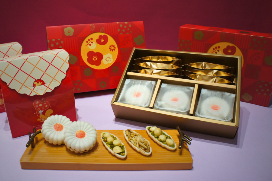 赤馬迎春 開運禮盒 日式甜點,最中禮盒,過年禮盒,過年送禮,過年伴手禮,臺中伴手禮,台中伴手禮,堅果禮盒,夏威夷豆塔,開心果甜點,台中禮盒,2026新年禮盒,馬年開運禮盒