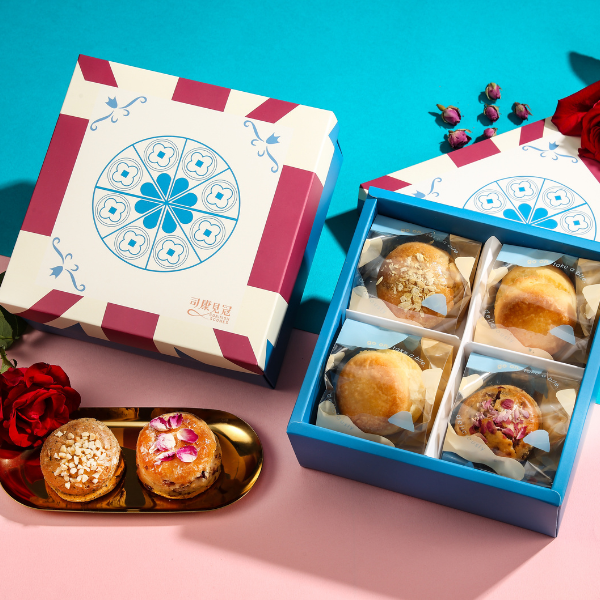 四入成雙司康禮盒 伴手禮,禮盒,英式甜點,司康推薦,常溫禮盒推薦,司康配茶,司康茶,蜜香貴妃茶,台灣茶