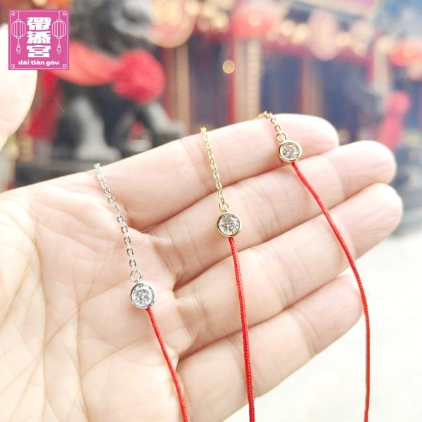招財轉運祈福紅繩手鏈 | 香港黃大仙 