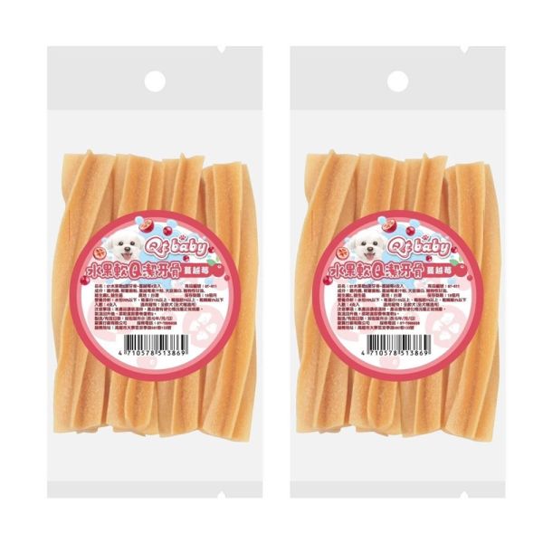 Qt Baby 軟Q潔牙骨 狗狗潔牙零食 潔牙骨 多口味（草莓羊奶/芒果羊奶/藍莓/奇異果/蔓越莓）小型犬大狗適用 狗狗潔牙骨, Qt Baby 潔牙骨, 軟Q潔牙骨, 狗狗潔牙零食, 狗零食 潔牙, 狗狗潔牙棒, 草莓羊奶潔牙骨, 芒果羊奶潔牙骨, 藍莓潔牙骨, 奇異果潔牙骨, 蔓越莓潔牙骨, 狗狗口腔保健零食, 狗狗除口臭零食