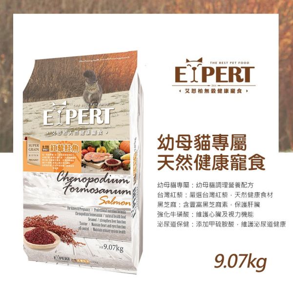 EXPERT 艾思柏 貓飼料 艾思柏 貓無穀飼料 化毛 腸胃 熟齡貓 泌尿 紅藜寵食 幼母貓鮭魚 成貓鮪魚 9.07kg-限宅配 艾思柏貓飼料、無穀貓飼料、紅藜鮪魚貓飼料、紅藜鮭魚貓飼料、成貓飼料推薦、幼母貓飼料、大包裝貓飼料9公斤、亮毛護膚貓糧、低敏腸胃保健貓飼料、貓糧批發