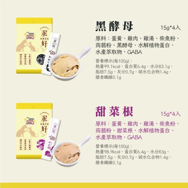 【泥好】滑嫩蒸蛋 蒸蛋條 15g 4入 原萃 鱉蛋 黎麥 黑酵母 迷迭香 濃起司 貓零食 犬貓用 添加GABA紓壓好心情 泥好蒸蛋

泥好 蒸蛋條

貓咪蒸蛋零食

狗狗蒸蛋副食

寵物GABA零食

貓咪副食推薦

貓咪濕食條

貓咪蒸蛋條 15g

泥好寵物零食

貓狗蒸蛋點心

貓咪助眠零食

寵物舒壓零食