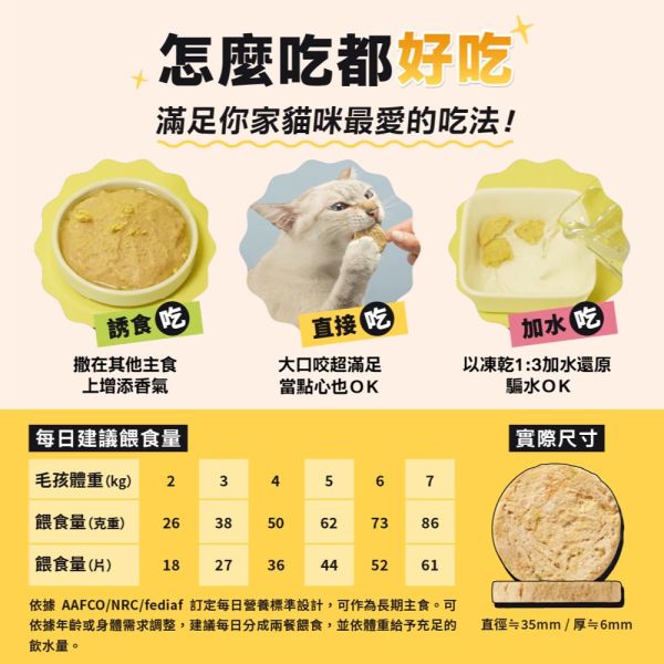 【怪獸部落 LitoMon】凍乾鮮肉餅 400g｜鱈魚魷魚南瓜/牛肉花蛤紅蘿蔔/雞肉蝦仁菠菜｜貓狗零食 主食凍乾 怪獸部落凍乾

LitoMon 凍乾鮮肉餅

犬貓凍乾主食 400g

貓狗凍乾零食推薦

高蛋白寵物凍乾

鱈魚凍乾 / 牛肉凍乾 / 雞肉凍乾

幼貓主食 / 成貓主食 / 全齡犬糧

天然寵物凍乾