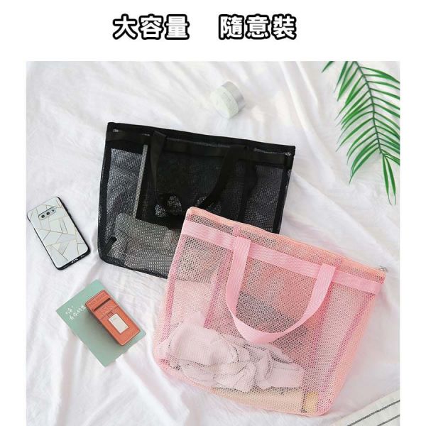 網眼沙灘包運動包 網眼沙灘包 運動包 沙灘包 手提包 斜挎包 背包 腰包 小方包 透氣收納包 泳具收納袋