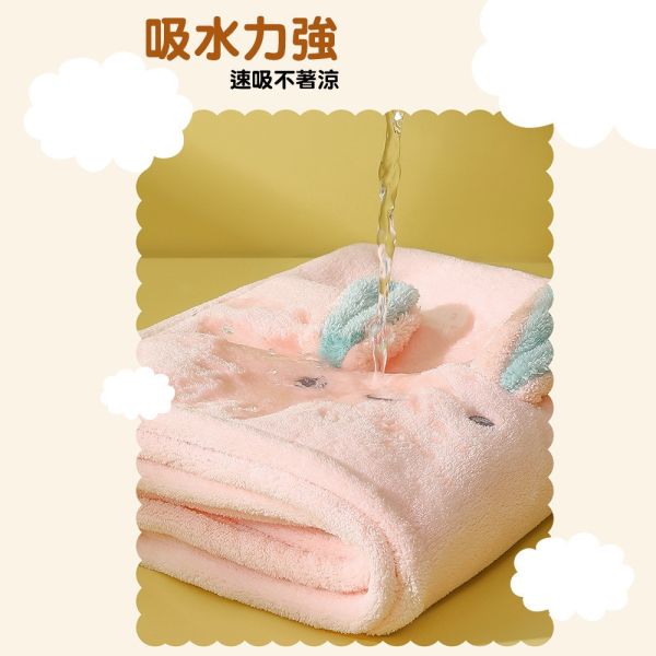 日韓兔耳乾髮帽 乾髮帽 吸水浴帽 兔耳乾髮帽 可愛乾髮帽 強吸水浴帽 擦髮毛巾 吸水毛巾 浴巾帽 洗澡帽 加厚乾髮帽