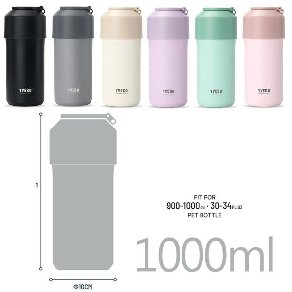 多容量保冷瓶套｜304不鏽鋼雙層保冷杯｜可放寶特瓶保溫杯套｜手提折疊外出保冷杯 保冷瓶,保冷杯,寶特瓶保冷套,保溫杯,冰霸杯,304不鏽鋼保冷杯,戶外保冷杯,大容量保冷杯,手提保冷瓶