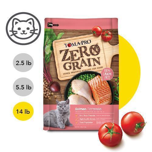 【TOMA-PRO 優格】Zero Grain 零穀貓飼料 14lb｜鮭魚／5種魚／室內貓體重管理｜全年齡成貓乾糧 TOMA-PRO零穀貓飼料14lb、優格零穀貓飼料14磅、優格鮭魚貓飼料14lb、優格5種魚貓飼料、優格室內貓體重管理、無穀貓飼料推薦、室內貓飼料推薦、化毛貓飼料推薦