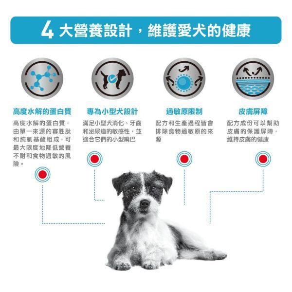 皇家  ANS20 犬水解低敏小型犬處方乾糧｜Hypoallergenic 水解蛋白配方｜3KG 小型犬低過敏飼料、犬水解蛋白飼料、Royal Canin ANS20、Hypoallergenic 小型犬、犬食物過敏、獸醫處方犬糧