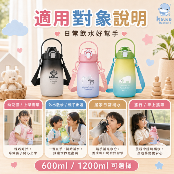 【LocknLock 樂扣樂扣】胖胖Tritan吸管水壺 600ml／1200ml｜彈蓋安全鎖扣｜夜黑金剛／粉彩斑馬／極光白熊 樂扣樂扣水壺、LocknLock水壺、胖胖水壺、Tritan水壺、吸管水壺、大容量水壺、1200ml水壺、600ml水壺、彈蓋水壺、安全鎖扣水壺、運動水壺、學生水壺、夜黑金剛水壺、粉彩斑馬水壺、極光白熊水壺