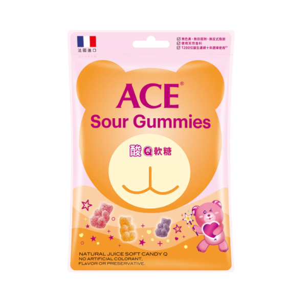 ACE 水果Q軟糖｜無糖Q/字母Q/酸Q熊｜小包48g/量販包240g｜兒童零食推薦 ACE軟糖,水果Q軟糖,無糖軟糖,字母軟糖,酸Q熊,兒童零食,水果軟糖