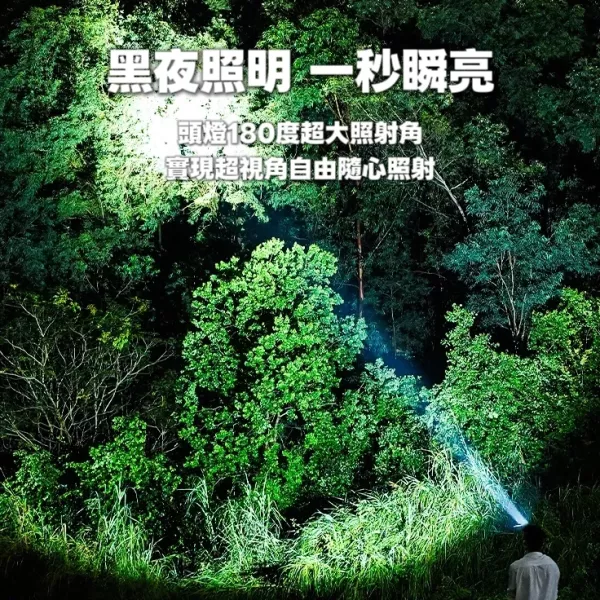 爆亮感應頭燈 