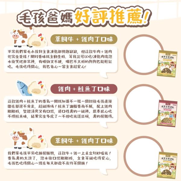【卡默 CaMo】犬用凍乾主食餐 360g 草飼牛+雞肉丁/雞肉+鮭魚丁｜高蛋白無穀犬糧 天然健康狗飼料 卡默犬用凍乾餐, 狗狗凍乾主食, 無穀凍乾狗糧, 狗狗主食凍乾推薦, 草飼牛狗糧, 雞肉鮭魚凍乾, 高蛋白狗糧, 狗狗拌飯凍乾, GABA舒壓配方狗糧, 全齡犬主食, 狗狗凍乾餐評價, 狗狗腸胃保健主食, 低敏主食狗糧, CAMO凍乾, 狗狗鮮食替代, 台灣狗糧品牌, 高營養狗狗凍乾