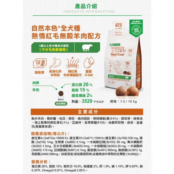 自然本色 犬飼料 1.5KG /2KG 無穀系列 羊肉  鮭魚 白魚 昆蟲 雞肉 磷蝦 迷你顆粒/大顆粒 自然本色狗飼料, 自然本色成犬飼料, 自然本色幼犬飼料, 低敏狗飼料推薦, 無穀狗飼料, 小型犬飼料, 大型犬飼料, 狗狗亮毛飼料, 淚痕狗飼料, 羊肉狗飼料, 鮭魚狗飼料, 白魚狗飼料, 雞肉狗飼料, 昆蟲狗飼料, 磷蝦狗飼料, 狗飼料推薦2025, 高齡犬保健飼料